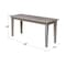 International Concepts Shaker Styled Bench, Washed Gray Taupe BE09-39 - alternate 5